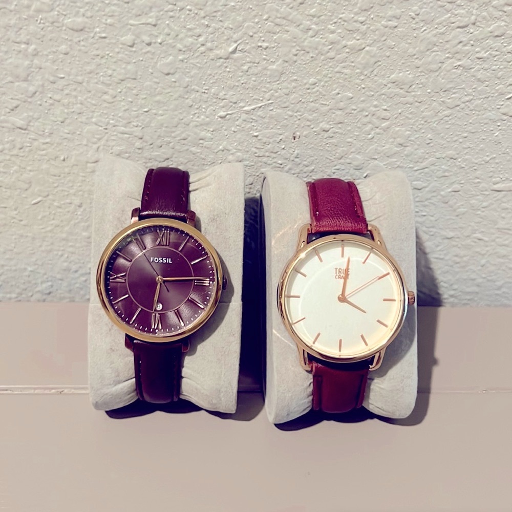 x2 Watches (Fossil and True Craft Watch)